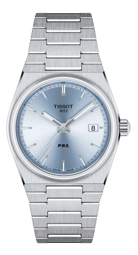 Reloj Tissot Prx 35mm | Acero | Carátula Azul Claro