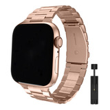 Correa Acero Inoxidable Para Apple Watch 8 7 6 Se 5 4 3 2