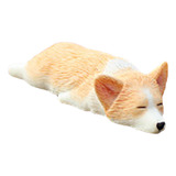 Maqueta De Coche Mini Corgi Cute Simulation Puppy