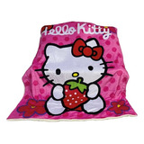 Cobija Hello Kitty 160x180cm Con Ovejero