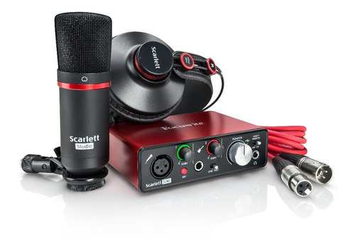 Kit De Grabacion Focusrite Scarlett Solo Studio 2 Generacion