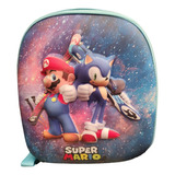 Mochila Infantil Pré-escolar Jardim De Infância Super Mario