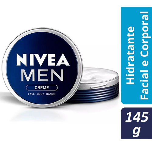 Creme Nivea Lata Azul Men Hidratante Masculino 150ml Oferta