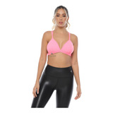 Top Deportivo Emily Nylon Estiramiento 4d Copas Removibles