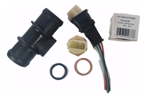 Adaptador Bulbo Temp. Automotriz Con Bulbo 92-87° + Arnes