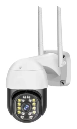 Camara Seguridad Ip Domo Hd Wifi Seguimiento Inteligente Ext Color Blanco