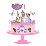 Cake Topper -adorno Para Torta- Princesa Sofia Personalizado