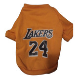 Roupa Moletom Pet Lakers 24 Pequeno Porte Filhote Tam L