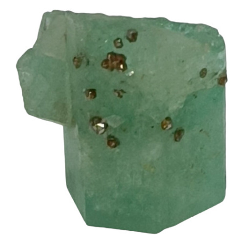 Esmeralda Fluorescente Pirita 100% Natural 14 Ct $ 300.000