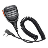 2 Micrófono Altavoz Ptt Compatible Con Baofeng Uv-5r Uv5ra