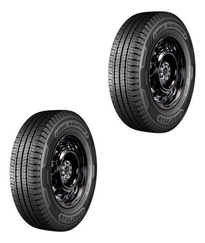 Paq X2 Llantas 195/75 R16 Goodyear Cargo Marathon 2 110/108r