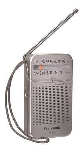 Radio Portátil Panasonic Rf-p50d Am/fm