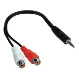 Cable Mini Plug 3.5 A 2 Rca  Hembra 1,40 Mts