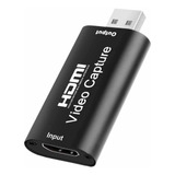 Capturadora De Video Hdmi, 4k Hdmi A Usb 2.0 Saladens 1080p