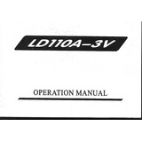 Manual / Ld110a-3v / En Ingles