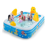 Piscina Familiar Inflable De Gran Tamaño Con Altura Ajustabl