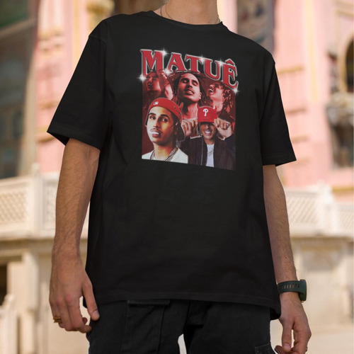 Camiseta Básica Matuê Autotune Vintage Trap Rapper Anos Luz