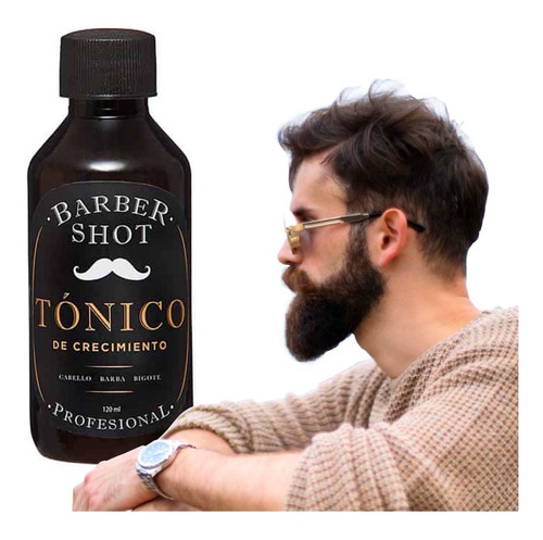 Tratamiento Bergamota Crecimiento Barba Cabello Barber Shot