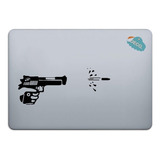 Calcomanía Sticker Vinil Para Laptop Pistola Mod2