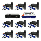 Kit 10 Receptores Midiabox B7 Century Ku Hdtv Sat Regional 