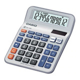 Calculadora Casio Mc-12m 12 Digitos Escritorio Local Robusta Color Gris Claro