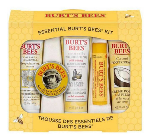 Set De Baño Y Cuerpo Burts Bees 5pzas Hidratante De Miel