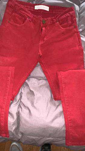 Pantalón Indiastyle Talle 38 Rojo  Excelente Estado 