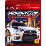 Jogo Ps3 Midnight Club La Original Mídia Física 