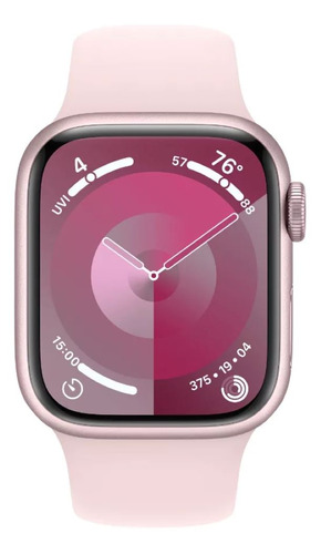 Apple Watch Series 9 Gps + Celular  Caja De Aluminio Rosa De 41 Mm  Correa Deportiva Rosa Claro - S/m