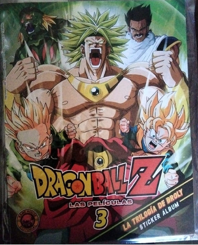 Album De Estampas Dragon Ball Z Las Peliculas 3 Broly Trilog