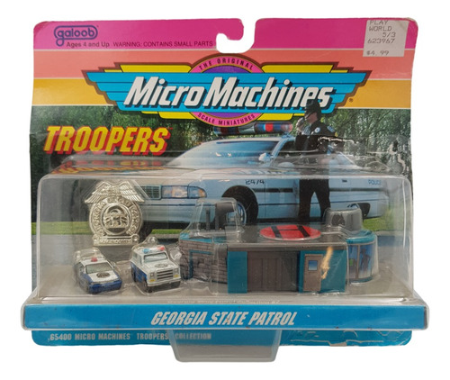 Micro Machines Troopers Georgia Empaque Muy Doblado