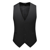 Chaleco Casual Elegante For Hombre, Traje Formal For Mujer
