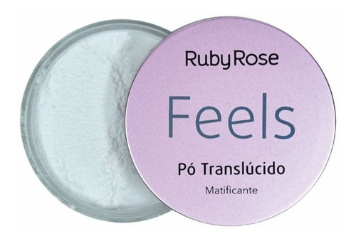 Polvo Translúcido Matificante  Sellador Feels Ruby Rose