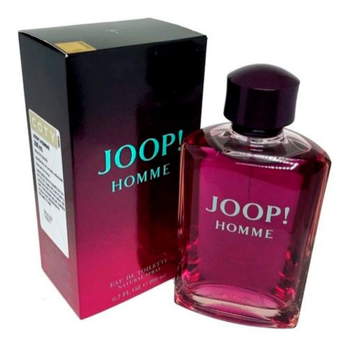 Joop! Homme Edt 200ml Para Masculino Spray Importadora Selo Adipec Frete Grátis