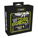 Pack X 3 Encordado  Guit Eléctrica Ernie Ball  Slinky Cobalt