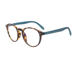 Byeblue Lentes Anti Luz Azul Round Vintage Café