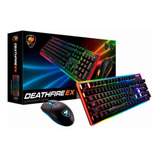 Teclado Mouse Gammer Cougar Death Fire Ex Rbg Factura