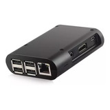 Case Black Abs Para Raspberry Pi 2 E Pi 3 Pi3 ( Nfe )