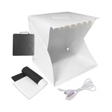 Caja De Luz 40x40cm Estudio Fotografico Doble Led  Producto 