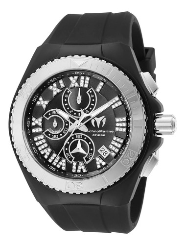 Reloj Technomarine Cruise Star Tm-121000 Hombre Negro Cuar