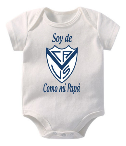 Body Bebe, Personalizado, Equipos De Futbol, Velez Sarsfield