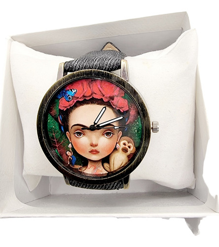 Reloj Frida Kahl0 Incluye Estuche De Lujo 