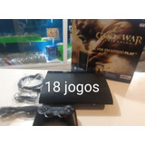 Ps3 Super Slin+fifa 19+gta5+god Of War 3+the Last Of Us 