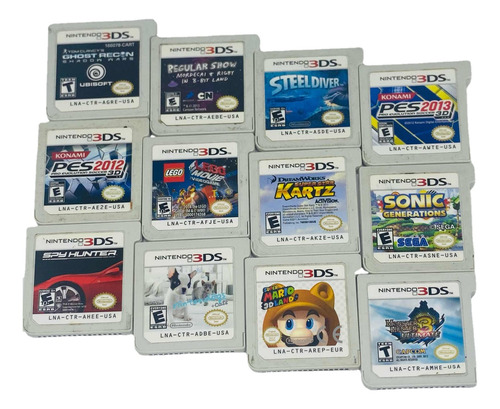 Jogos Nintendo 3ds Originais - Lote De 12 Jogos Loose