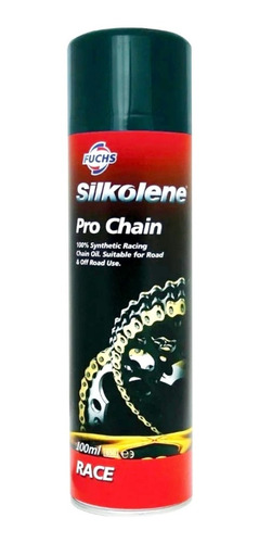Lubricante De Cadena Motos Enduro Silkolene Pro Chain Sintet