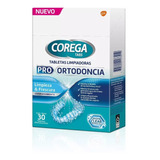 Pack 6u Corega Tabs Tabletas Limpiadoras Pro Ortodoncia 30u