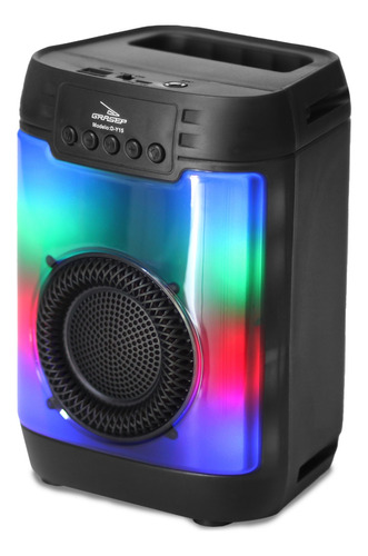 Caixa Caixinha De Som Bluetooth Fm Usb Led Potente Portátil