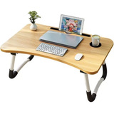 Mesa Dobrável Portátil P/ Notebook Home Office Refeição Cama