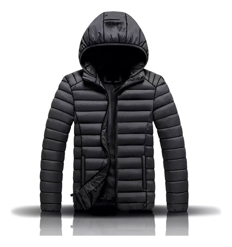 Jaqueta Masculina Bobojaco Puffer Nylon Casaco Reforçada