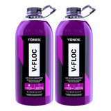 2 Shampoo Automotivo Lava Auto V-floc Concentrado 3l Vonixx